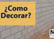 COMO DECORAR UN MURO DE HORMIGON EXTERIOR