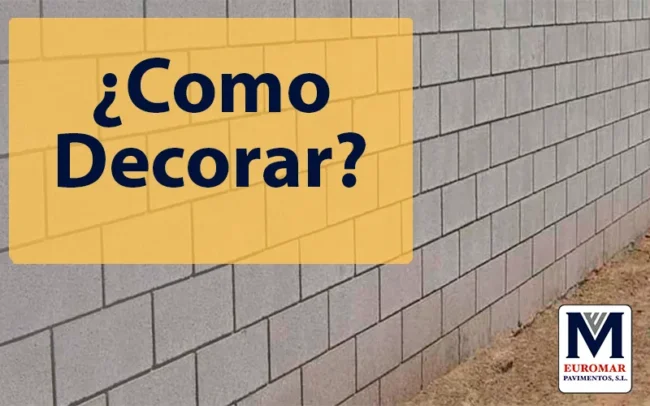 COMO DECORAR UN MURO DE HORMIGON EXTERIOR