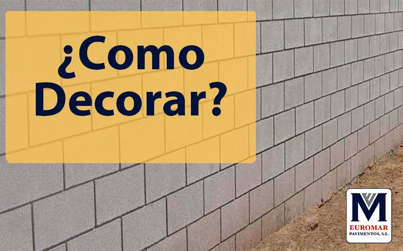 COMO DECORAR UN MURO DE HORMIGON EXTERIOR